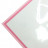 Пленка глянцевая с двойной каймой розовая размер 58*58см
