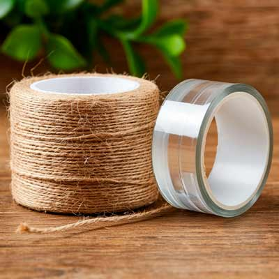 Скотч, шпагат, нить, изолента