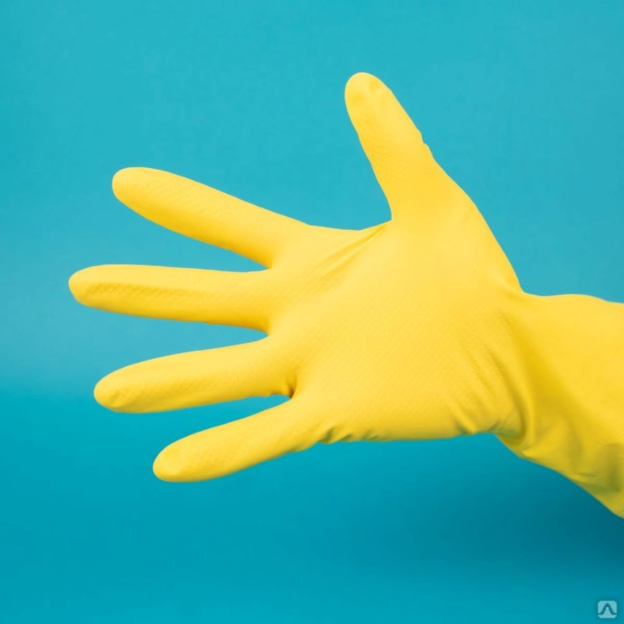 Перчатки хозяйственные латекс