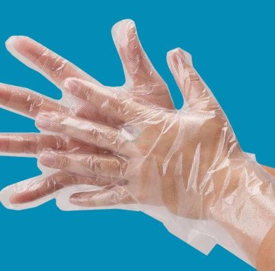 Перчатки одноразовые п/э