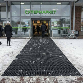 Коврик грязезащитный дорожка Sunstep 1*10м 1,6см