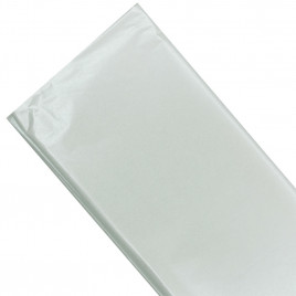 Бумага тишью в листах жемчужная БЕЛАЯ размер 50см*66см