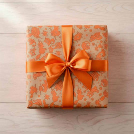 Бумага крафт лист Коты размер 70*100см