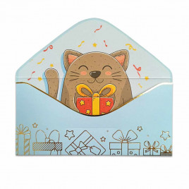 Конверт для денег детский 8*16,5см арт 55380