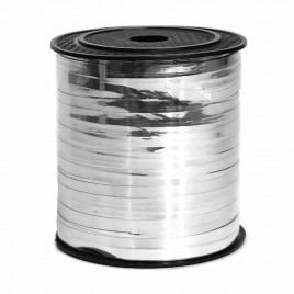 Лента бобина металл серебро размер 5мм*250м