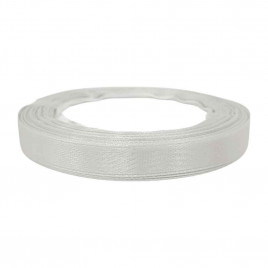 Лента атласная светло-серая размер 1см*23м