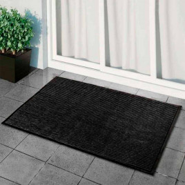 Коврик влаговпитывающий ребристый Sunstep 80*120см черный