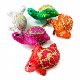 Черепаха на прищепке размер 5*7см