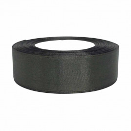 Лента атласная темно-оливковая размер 2,5см*23м