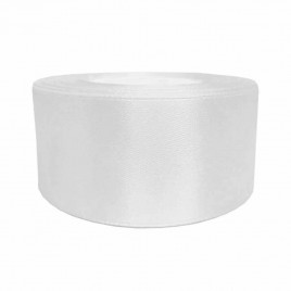 Лента атласная белая размер 4см*23см