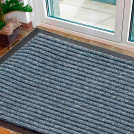 Коврик влаговпитывающий ребристый Sunstep 120*250см серый
