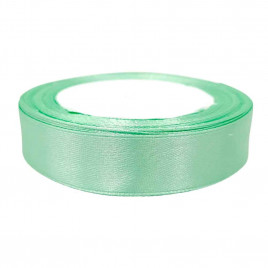 Лента атласная пастельно-зеленая размер 2см*23м