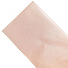 Бумага тишью в листах жемчужная РОЗОВАЯ размер 50см*66см