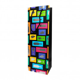 Пакет под бутылку ЛЮКС Бокалы размер 12*36*9см