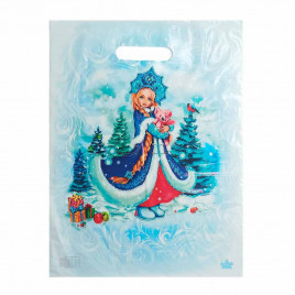 Пакет вырубной ПВД Снегурочка 30*40см 40 мкм 50шт