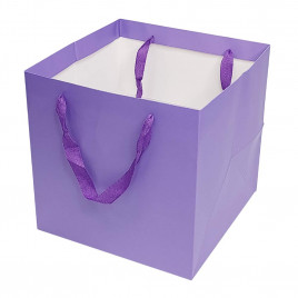 Пакет ЛЮКС однотонный размер 25*25*25см