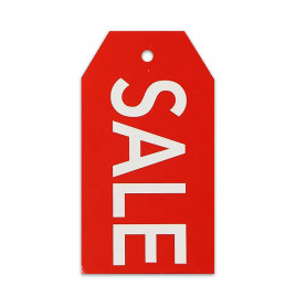 Бирка картонная SALE 5*9см арт 14688
