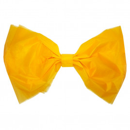 Бант на авто из органзы желтый размер 60*100см