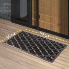 Коврик резиновый Sunstep Остин 55*90см черный