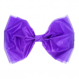 Бант на авто из органзы фиолетовый размер 60*100см