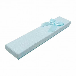 Коробка прямоугольная Классика с бантом размер 4*21*2см