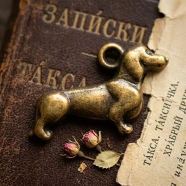 Фигура Такса размер 2см