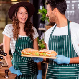 Перчатки нитриловые Nitrylex PF голубые 100 пар S