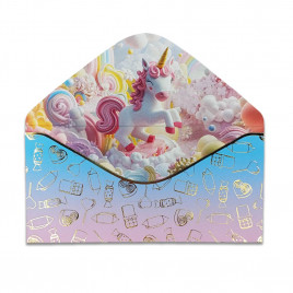 Конверт для денег С Днем рождения 8*16,5см арт 54060