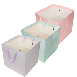 Пакет ЛЮКС однотонный размер 30*30*30см