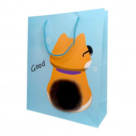 Пакет ЛЮКС Пушистик размер 26*32*12см