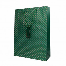 Пакет ЛЮКС Стрелки с золотым тиснением размер 31*42*12см