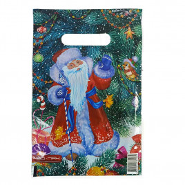 Пакет вырубной ПВД Дед Мороз 20*30см 35 мкм 100шт