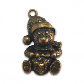 Фигура Мишка с подарками размер 3см