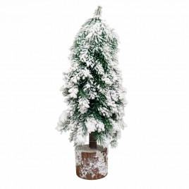 Ель заснеженная на пенечке Н-35см