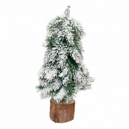 Ель заснеженная на пенечке Н-27см