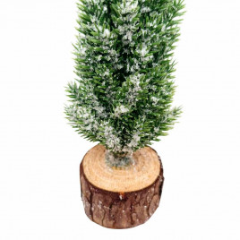 Ель заледеневшая на пенечке Н-15см