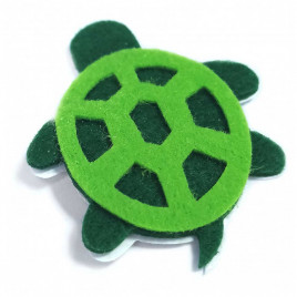 Декор из фетра Черепаха размер 5*4см