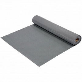 Коврик-дорожка против скольжения Пятачки 0,9*12м толщина 2,4мм серый