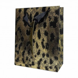 Пакет ЛЮКС Леопард размер 12*15*5,5см