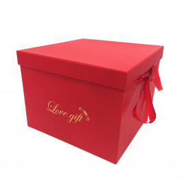 Коробка квадрат Love Gift с регулируемой высотой в 2-х размерах