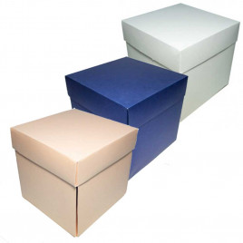 Коробка-трансформер квадратная Сюрприз для фото размер 18,5*18,5*18см