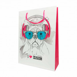 Пакет ЛЮКС Диско звери размер 31*42*12см