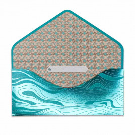 Конверт-открытка для денег С днем рождения 9,3*19см арт 1216343