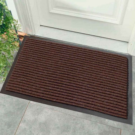 Коврик влаговпитывающий ребристый Sunstep 50*80см коричневый