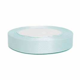Лента атласная бело-голубая размер 1,5см*23м