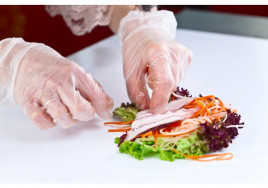 Перчатки виниловые Mercator прозрачные 50 пар S, M, L