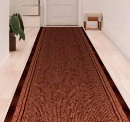 Коврик влаговпитывающий Холл 90*150см коричневый