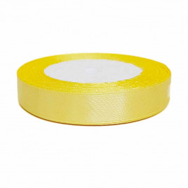 Лента атласная нежно-лютиковая размер 1,5см*23м