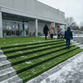 Дорожка щетина на ПВХ основе 0,9*15м моховая