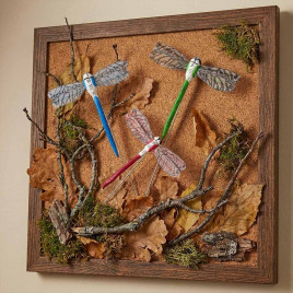 Фигура на штекере Стрекоза Н-8см